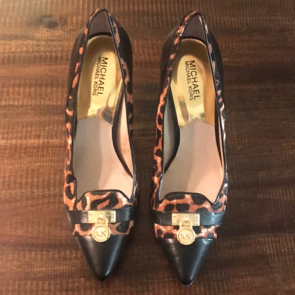 Michael Kors Leopard Print Stilettos - Picture 1 of 4